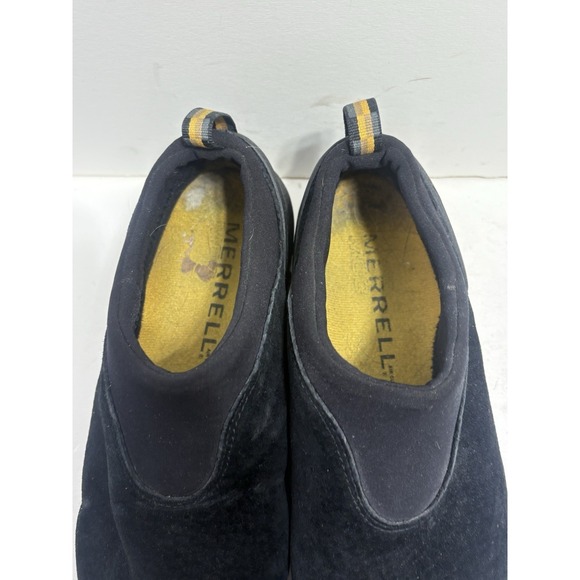 Merrell Satellite Moc Mens 9 Black Slip On Comfort Casual Clogs Shoes Loafers - Picture 3 of 7